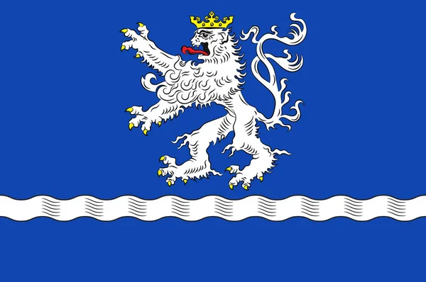 Vlag van Holzminden in Nedersaksen — Stockvector