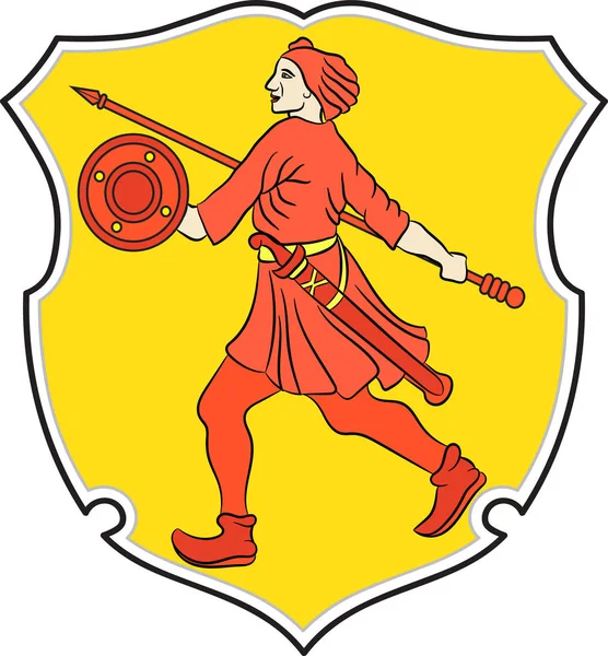 Escudo de Wilhelmshaven en Baja Sajonia, Alemania — Vector de stock