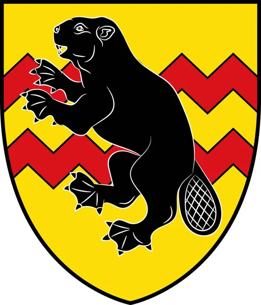 Wappen von Ostbevern in Nordrhein-Westfalen, Deutschland — Stockvektor