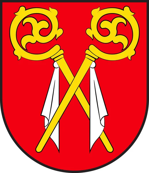Alsheimer Wappen in Alzey-Würmern in Rheinland-Pfalz, — Stockvektor