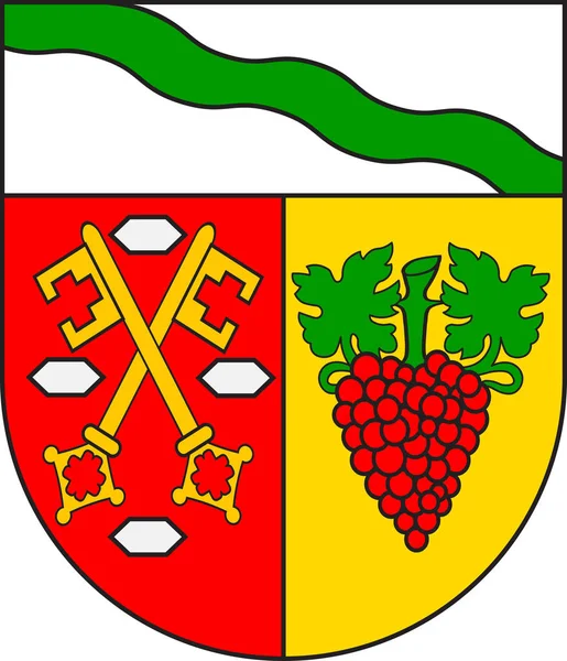 Wappen unkel im rheinland-pfälzischen Neuwied — Stockvektor