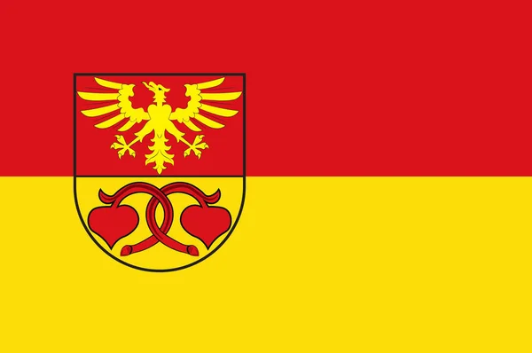 Rietbergs flagga i Nordrhein-Westfalen, Tyskland — Stock vektor