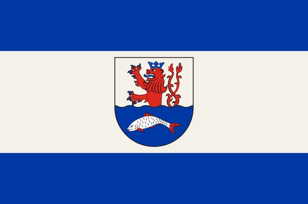 Bandera de Leichlingen en Renania del Norte-Westfalia, Alemania — Vector de stock