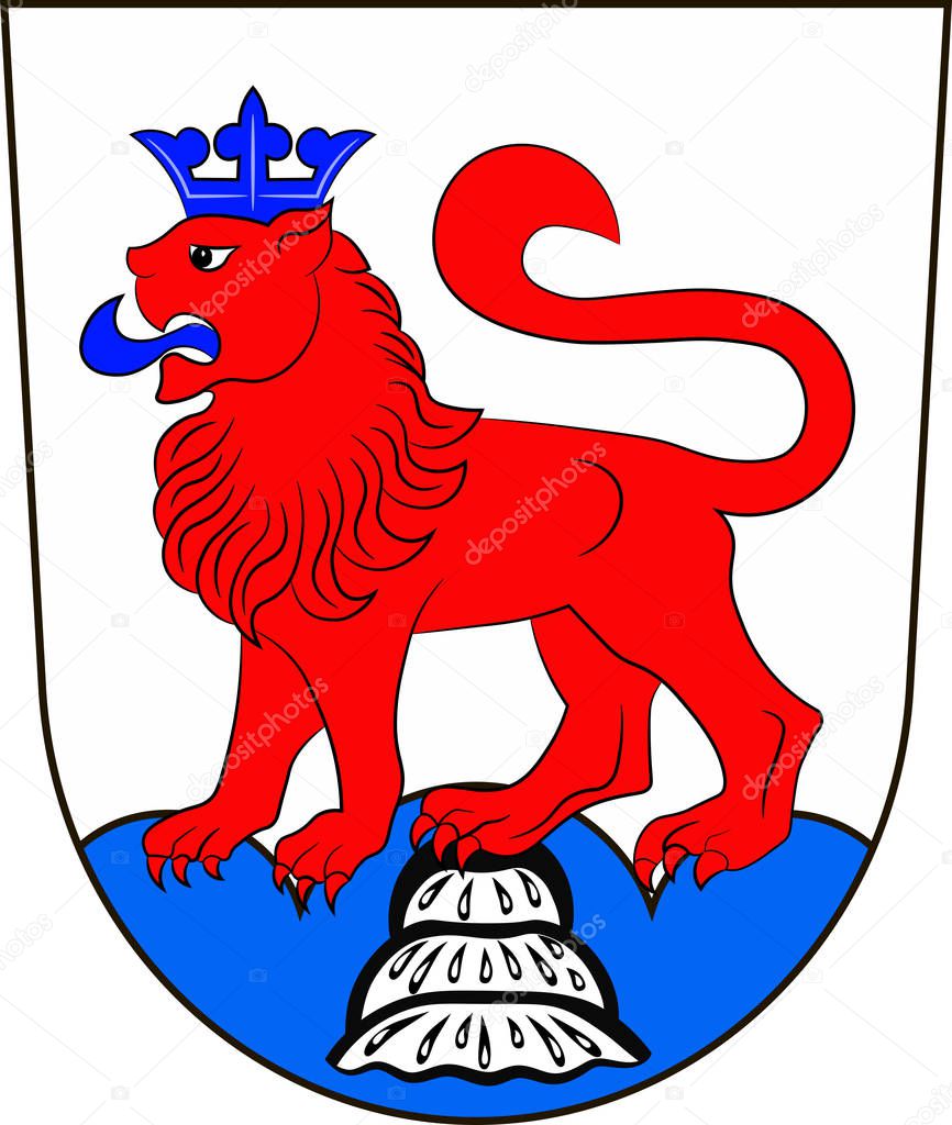 Coat of arms of Calw in Baden-Wuerttemberg, Germany