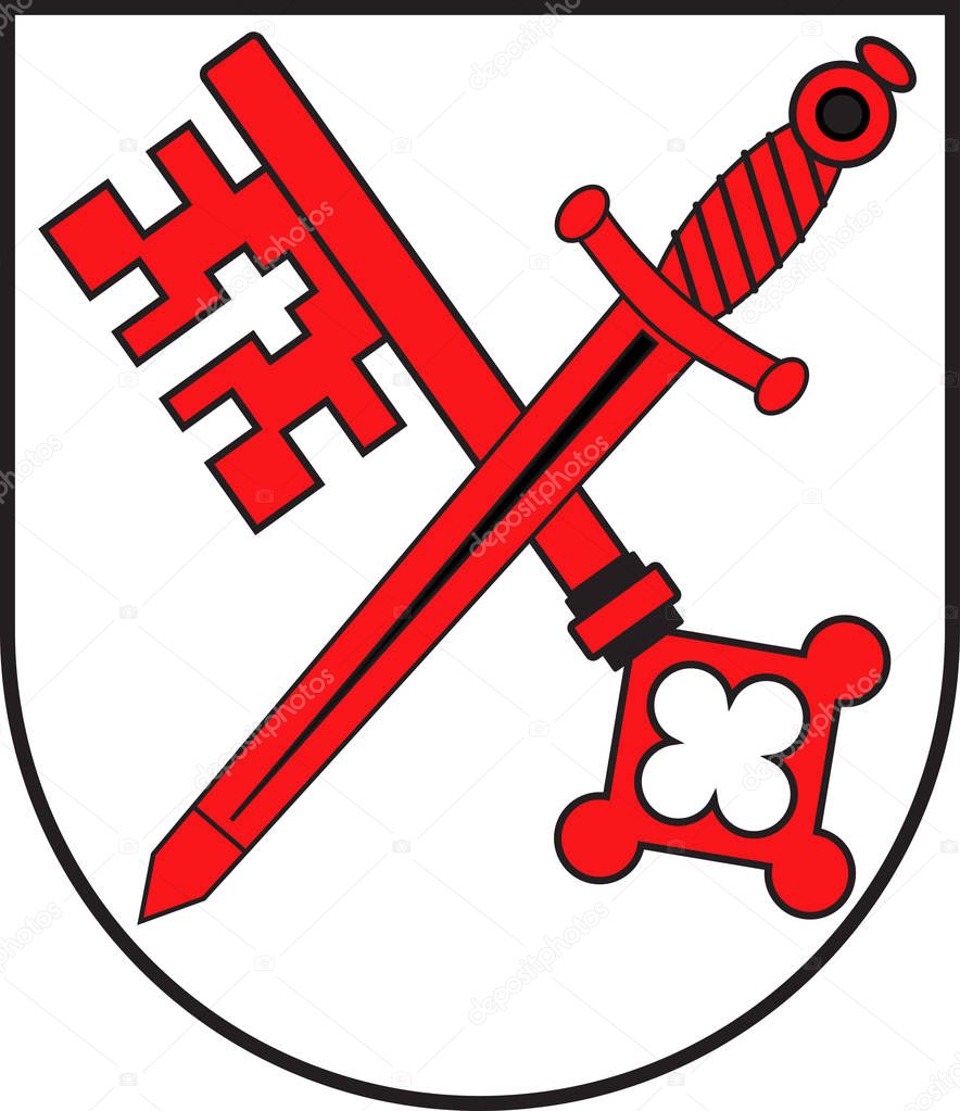 Coat of arms of Naumburg in Saxony-Anhalt in Germany