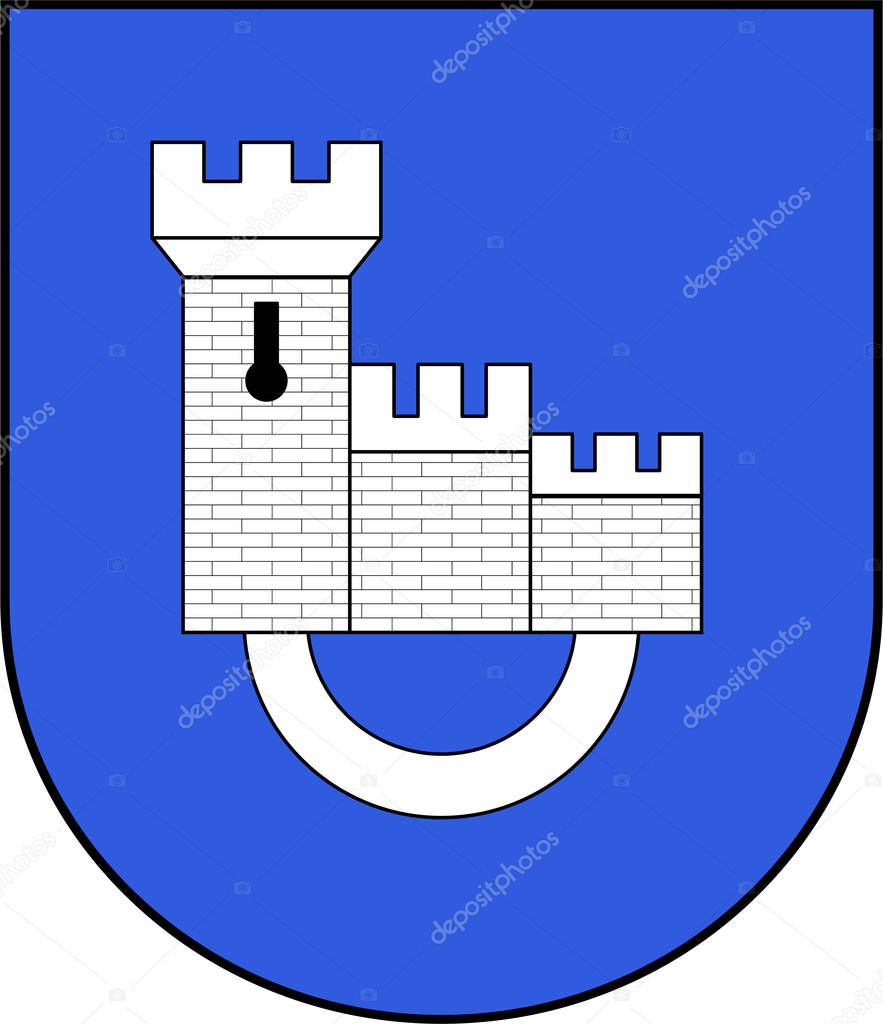 Coat of arms of Fribourg city in Switzerland