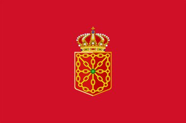 Ispanya 'daki Navarre bayrağı