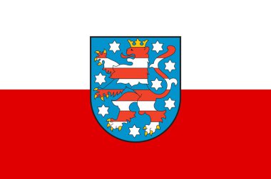 Almanya 'daki Thuringia bayrağı