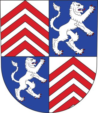 Almanya'da Saksonya'da Torgau arması