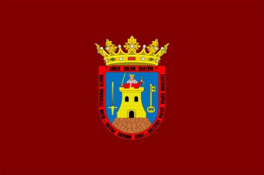 Ispanya 'daki Murcia bölgesinde Lorca bayrağı