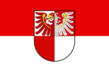 Barnim Bayrağı, Almanya'da Brandenburg eyaletinde yer alan bir ilçedir. Vektör çizimi