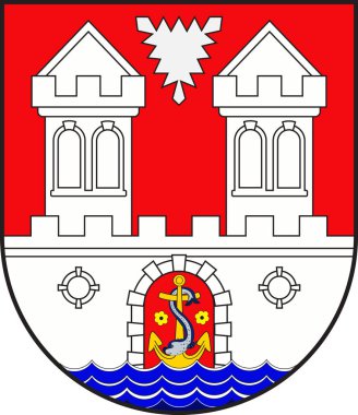Almanya'da Schleswig-Holstein'daki Uetersen arması