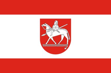 Almanya 'daki Saxony-Anhalt bölgesindeki Boerde bayrağı