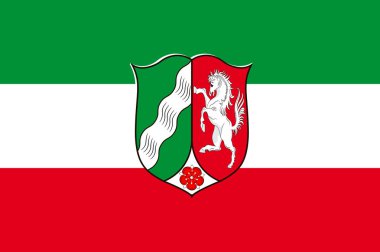 north rhine-westphalia, Almanya bayrağı