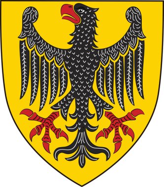 Kuzey Ren-Vestfalya eyaletindeki Aachen şehrinin arması, Almanya