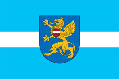 Letonya Latgale içinde Rezekne bayrağı