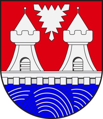 Almanya'da Schleswig-Holstein'da Itzehoe arması