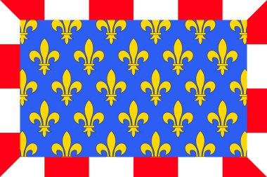 Center-Val de Loire, Fransa içinde Indre-et-Loire bayrağı