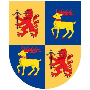 Kalmar County arması İsveç'in güneyinde bir ilçedir.
