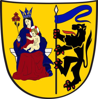 Kuzey Ren-Vestfalya eyaletindeki Brueggen arması, Almanya