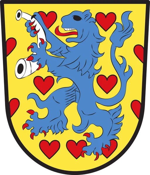 Escudo de armas de Gifhorn en Baja Sajonia, Alemania — Vector de stock