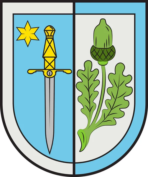 Herb Kandel w Germersheim Nadrenia-Palatynat, G — Wektor stockowy