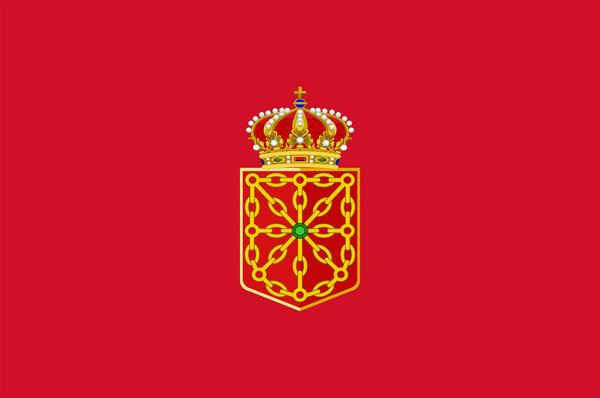 Flag of Navarre in Spain