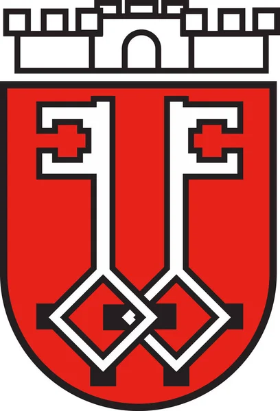 Wappen von wittlich in bernkastel-wittlich in Rheinland-Pfalz — Stockvektor