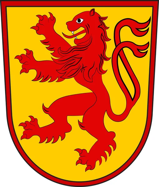 Wappen von Lünen in Nordrhein-Westfalen, Deutschland — Stockvektor