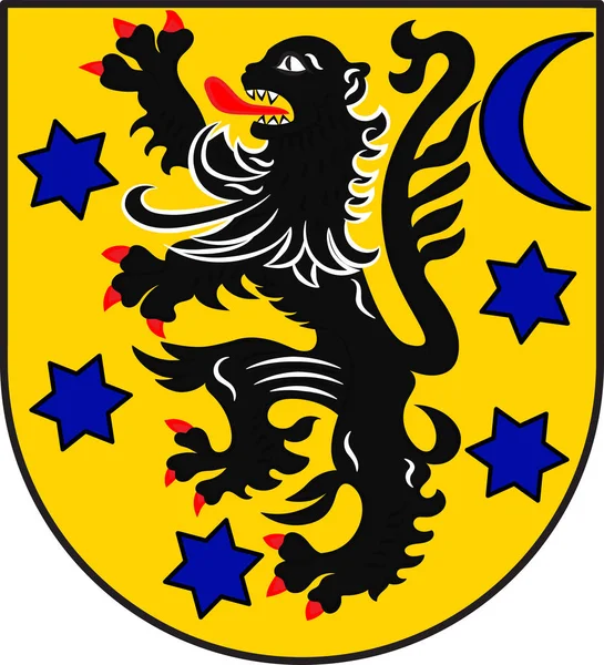 Εθνόσημο της Titz στη Βόρεια Ρηνανία-Βεστφαλία, Γερμανία — Διανυσματικό Αρχείο