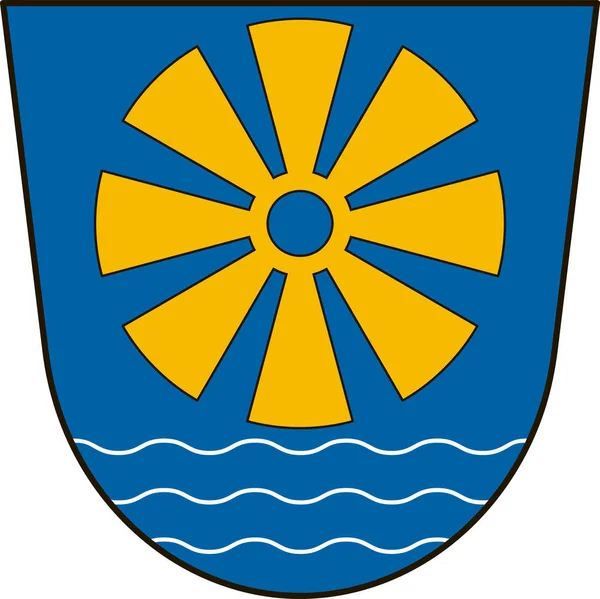 Escudo de armas de Bodensee en Baden-Wurttemberg, Alemania . — Vector de stock