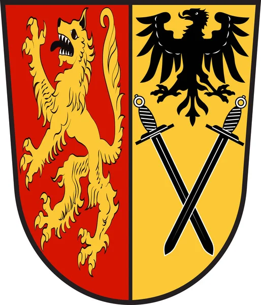 Wappen von Welver in Nordrhein-Westfalen, Deutschland — Stockvektor