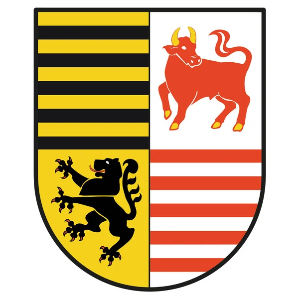 Elbe Elster Ist Ein Brandenburgischer Landkreis Vektorillustration Aus Der Heraldik — Stockvektor