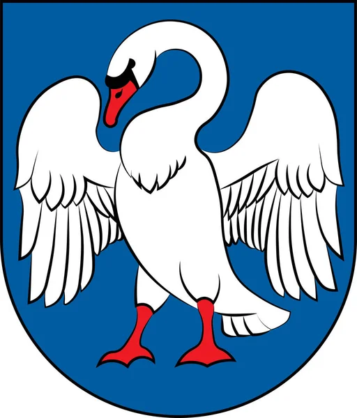 Jonava címere a litvániai Kaunas megyében — Stock Vector