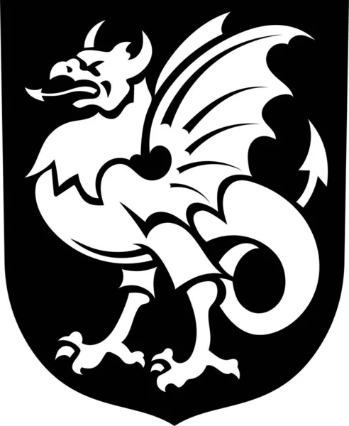 デンマークのボーンホルムの紋章 — ストックベクタ