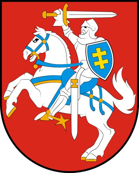 Litauisches Wappen — Stockvektor