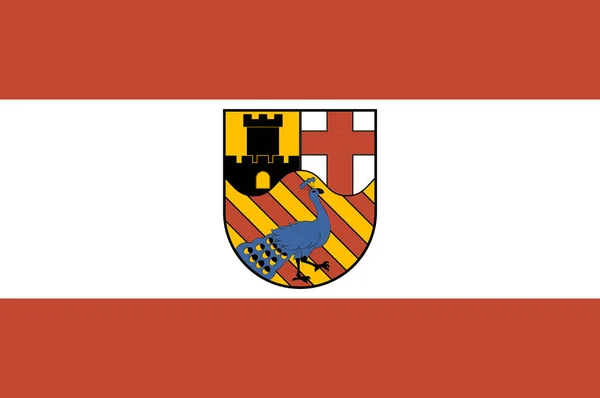 Bandeira de Neuwied in Rhineland-Palatinate, Alemania — Vetor de Stock