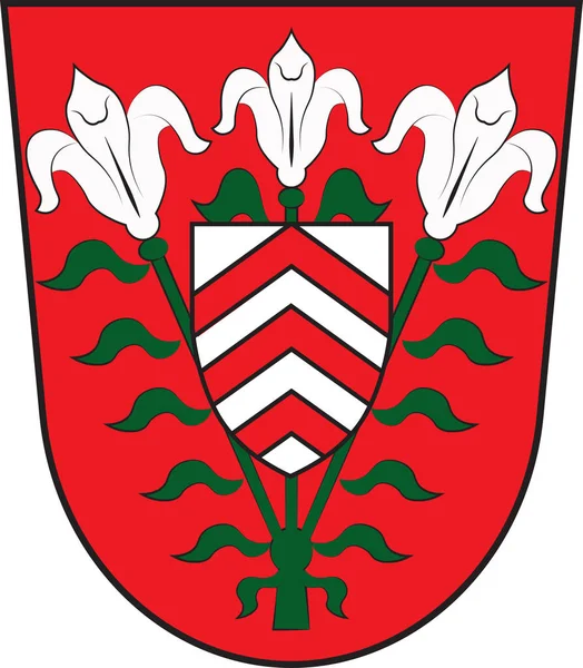 Wappen der Halle in Nordrhein-Westfalen, Deutschland — Stockvektor