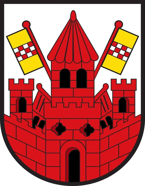 Wappen von Unna in Nordrhein-Westfalen, Deutschland — Stockvektor