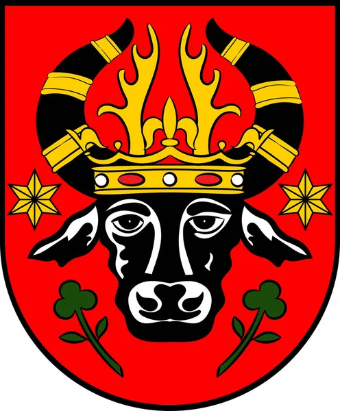 Wappen von Perchim in mecklenburg-vorpommern — Stockvektor