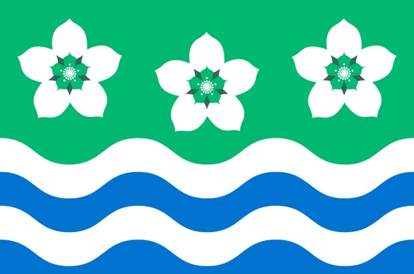 Drapeau de Cumberland en Angleterre — Image vectorielle