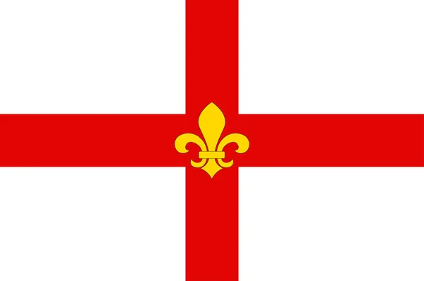 Bandeira de Lincoln in Lincolnshire of England —  Vetores de Stock