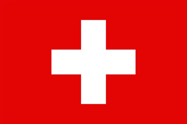 Bandera de Suiza — Vector de stock