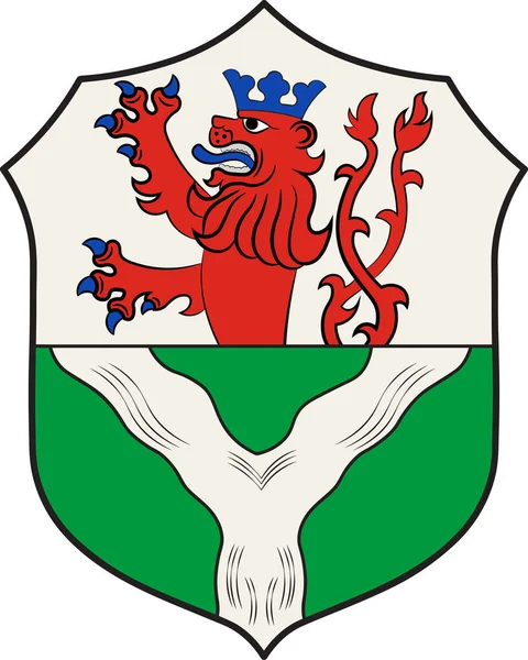 德国北莱茵-威斯特法伦州洛赫马尔的军徽 — 图库矢量图片