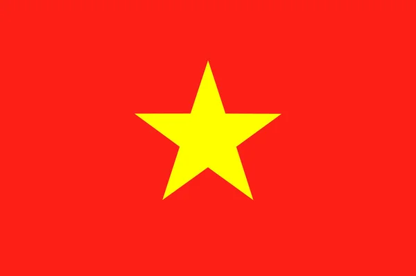 Bandera de Vietnam — Vector de stock