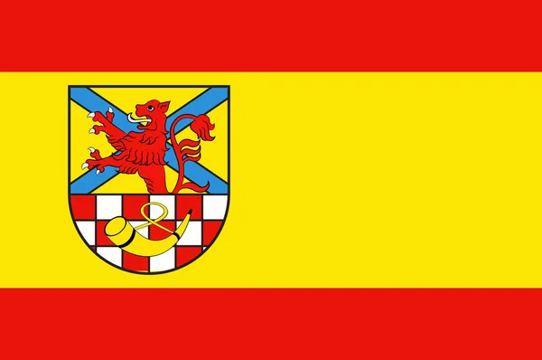 Σημαία του Μεγιζχάγκεν στη Βόρεια Ρηνανία-Βεστφαλία, Γερμανία — Διανυσματικό Αρχείο