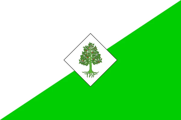 Прапор Льорет-де-Мар в Іспанії — стоковий вектор
