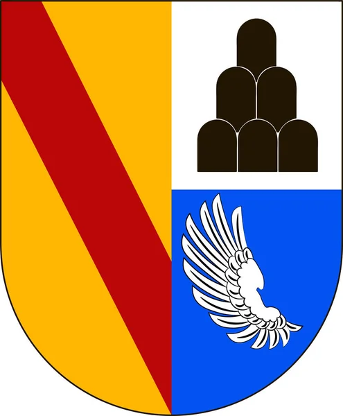 Escudo de armas de Emmendingen en Baden-Wuerttemberg, Alemania — Archivo Imágenes Vectoriales