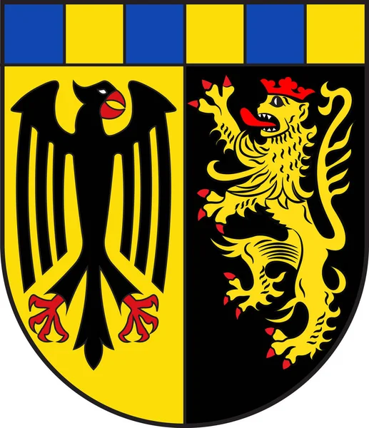 Wappen Rhein-Hunsrück-Kreis Rheinland-Pfalz, Keim — Stockvektor