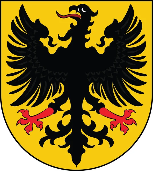 Escudo de Arnstadt en Turingia, Alemania — Archivo Imágenes Vectoriales